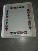Boerenbont dienblad Boch 31 x 27 cm., Ophalen of Verzenden, Zo goed als nieuw, Rechthoekig, Kunststof