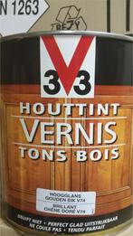 V33 Vernis Houttint hoogglans 2,5L €55, 2 st €100-10 st €450, Bruin, Nieuw, Ophalen of Verzenden, Lak