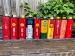Vintage motorolie blikken, 2 liter, shell, yacco, antigel, Ophalen of Verzenden, Gebruikt, Overige, Overige merken