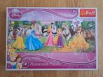 Disney Princess prinsessen panorama puzzel 160 stukjes, Ophalen of Verzenden, Meer dan 50 stukjes, Zo goed als nieuw, 4 tot 6 jaar