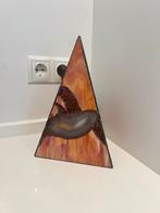 Piramidelamp lamp tiffany argaat glas in lood, Ophalen of Verzenden, Zo goed als nieuw, Glas, Minder dan 50 cm