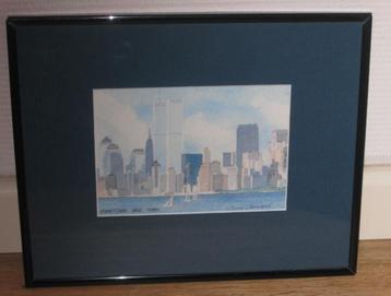 New York Litho 2000 Twin Towers / Barry Charme beschikbaar voor biedingen
