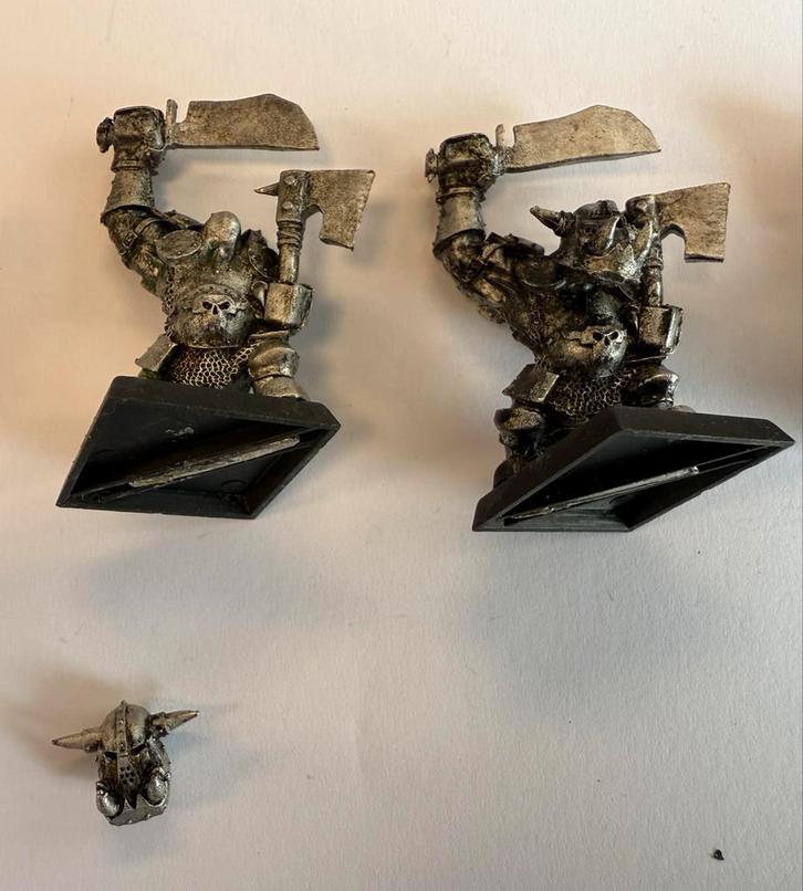 Warhammer Black Orc Command groups en Warboss en Weirdboy, Hobby en Vrije tijd, Wargaming, Zo goed als nieuw, Warhammer, Figuurtje(s)