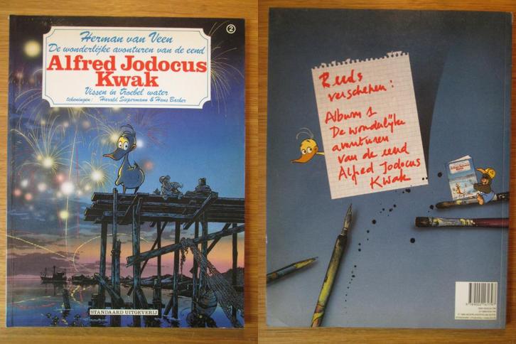 Alfred J. Kwak 2 - Vissen in troebel water (SC), Boeken, Stripboeken, Zo goed als nieuw, Eén stripboek, Ophalen of Verzenden