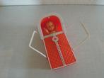 Vintage popje in wiegje, Antiek en Kunst, Antiek | Speelgoed, Ophalen of Verzenden