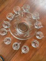 Bowlschaal met kopjes, Ophalen, Overige stijlen, Glas, Schaal of Schalen