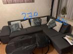 Hoekbank antraciet, Huis en Inrichting, Ophalen, Zo goed als nieuw