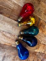 Gekleurde lampen, Ophalen of Verzenden, Zo goed als nieuw, E27 (groot), Gloeilamp