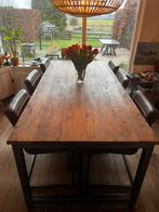 Mooie stevige eettafel 6/8 persoons, Huis en Inrichting, Tafels | Eettafels, Ophalen, 200 cm of meer, 50 tot 100 cm, Zo goed als nieuw