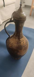 Antieke Bronzen/Messing Kan in Oosterse Stijl (Dallah/Ewer),, Ophalen