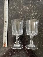 Cristal d Arques  serie Louvre  borrelglaasjes 2 stuks €8,00, Verzamelen, Glas en Borrelglaasjes, Ophalen of Verzenden, Zo goed als nieuw