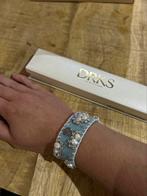 Unieke handgemaakte armband van DRKS – Elegantie romantiek, Ophalen of Verzenden, Zo goed als nieuw, Blauw