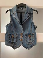 Vintage denim gilet Maat M, Maat 38/40 (M), Blauw, Ophalen of Verzenden, Zo goed als nieuw