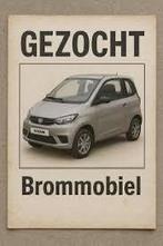 BROMMOBIEL GEZOCHT, Ophalen