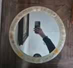 Vintage schelpenspiegel, Ophalen of Verzenden, Rechthoekig, Minder dan 50 cm, Minder dan 100 cm