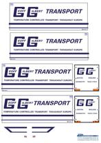 Vrachtauto decal 1:50 Geoff Gilbert International ( combi ), Nieuw, Overige merken, Bus of Vrachtwagen, Verzenden