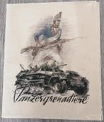 Panzergrenadiere - portfolio met 20 aquarellen - 1943, Verzenden, Landmacht, Duitsland, Boek of Tijdschrift