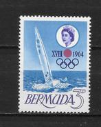 Bermuda 1964 postfirs olympische spelen zeilboot, Postzegels en Munten, Verzenden, Postfris, Midden-Amerika