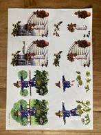 Knipvel Wekabo - bloemen en planten, Hobby en Vrije tijd, Kaarten | Zelf maken, Ophalen of Verzenden, Nieuw, Natuur, Knipvel