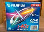 FUJI CD-ROM 700 MB JEWEL CASE, NIEUW, 10 in een doosje, Nieuw, Cd, Ophalen of Verzenden, Fuji