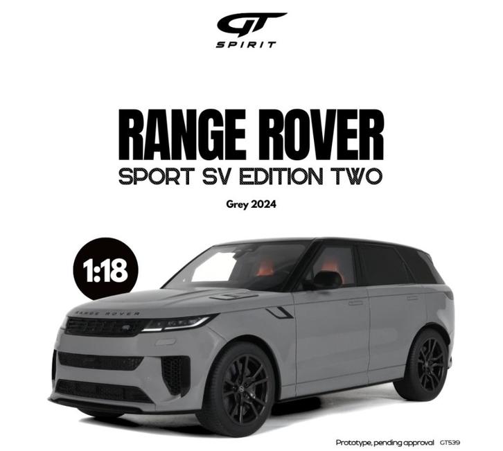 Pre order GT Spirit  RANGE ROVER SPORT SV  EDITION 2, Hobby en Vrije tijd, Modelauto's | 1:18, Nieuw, Overige merken, Ophalen of Verzenden