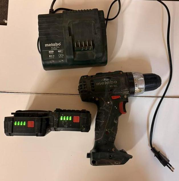 Metabo accuschroefmachine, Doe-het-zelf en Verbouw, Gereedschap | Boormachines, Gebruikt, Boor- en Schroefmachine, Variabele snelheid