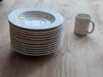 Pagnossin Treviso mok, theepot & 12 soepborden, Ophalen, Zo goed als nieuw, Bord(en), Effen