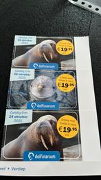Kortingspas dolfinarium, Tickets en Kaartjes, Drie personen of meer, Kortingsbon, Overige typen