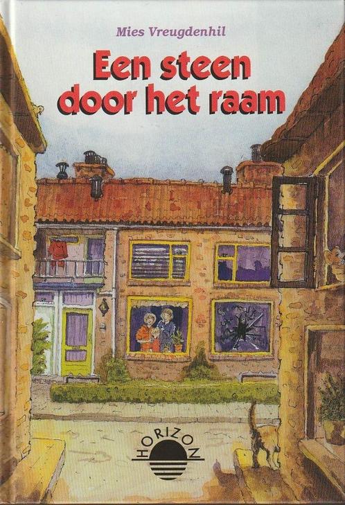 een steen door het raam-Mies Vreugdenhil**, Boeken, Kinderboeken | Jeugd | onder 10 jaar, Zo goed als nieuw, Ophalen of Verzenden