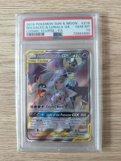 Solgaleo & Lunala GX #216, Hobby en Vrije tijd, Verzamelkaartspellen | Pokémon, Nieuw, Losse kaart, Ophalen of Verzenden