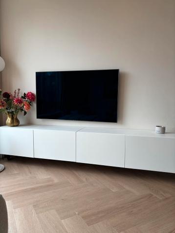 Ikea Besta TV kast - 2 stuks - Wit - afbeelding 2