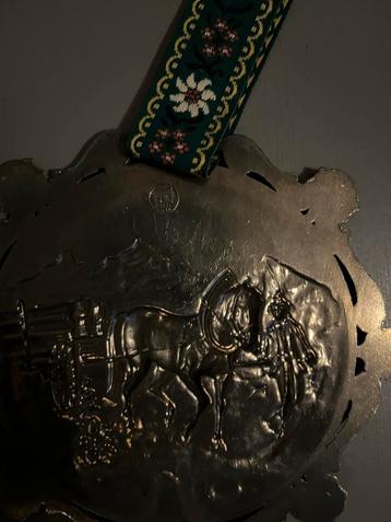 Antieke Tinnen Wanddecoratie SKS ZINN 95% beschikbaar voor biedingen