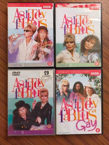 4 dvd's van "Absolutely Fabulous" (seizoen 1/2/3 + "Gay") beschikbaar voor biedingen