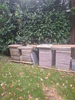 Tegels 50x50 - Terrastegels, Tuin en Terras, Tegels en Klinkers, Ophalen, Gebruikt, Beton, Terrastegels