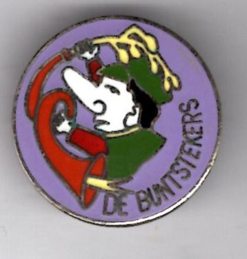 carnavals ver. De Buntstekers email/zilverkl broche( Z_276 ) beschikbaar voor biedingen