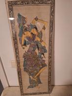 Oosters Schilderij met Dansende Figuren, Antiek en Kunst, Kunst | Niet-Westerse kunst, Ophalen of Verzenden