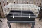 Z.G.A.N. Kooi met zwarte bak en witte tralies !!!, Dieren en Toebehoren, Kooi, Zo goed als nieuw, 75 tot 110 cm, Cavia