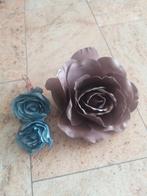 Bloem blauw bruin foam, Huis en Inrichting, Ophalen of Verzenden, Nieuw