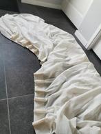Witte /creme wit gordijn, licht doorlatend ~240x153cm, Ophalen of Verzenden, Zo goed als nieuw, 200 cm of meer, Crème