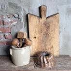 Oude brocante Franse grespot koperen bakvorm tulband Etage3, Huis en Inrichting, Gebruikt, ., Ophalen of Verzenden, .