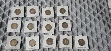 Luxemburg 2 euro herdenkingsmunten  beschikbaar voor biedingen