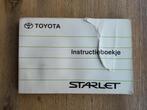 INSTRUCTIEBOEKJE - TOYOTA STARLET P9 - Nederlands Talig, Auto diversen, Verzenden