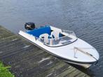 Speedboot met parasun 9.8 pk 4 takt met trailer OOK TE RUIL, Ophalen, Zo goed als nieuw, Overige typen, Motorboot