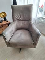 Mos groene draai fauteuil, Huis en Inrichting, Fauteuils, Ophalen, Zo goed als nieuw, 50 tot 75 cm