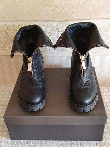 Stoere leren biker laarzen boots Tosca Blu vd Assem beschikbaar voor biedingen