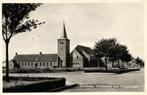 Enschede, Vredeskerk met Vargiksingel - 1956 gelopen, Ophalen of Verzenden, 1940 tot 1960, Gelopen, Overijssel
