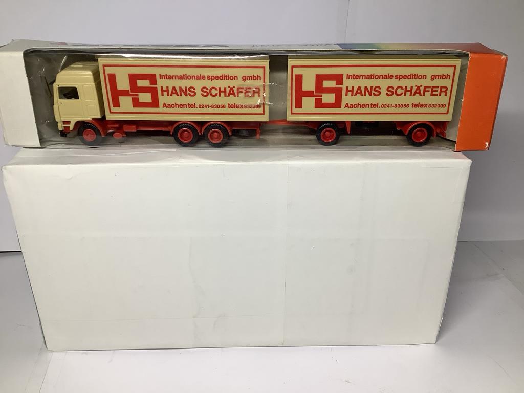 Albedo Truck met oplegger - Hans Schäfer, Hobby en Vrije tijd, Ophalen of Verzenden, Nieuw