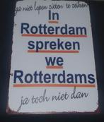 Rotterdam Wandbord - Mancave, Bar, Garage, Huis en Inrichting, Woonaccessoires | Wanddecoraties, Ophalen of Verzenden, Nieuw