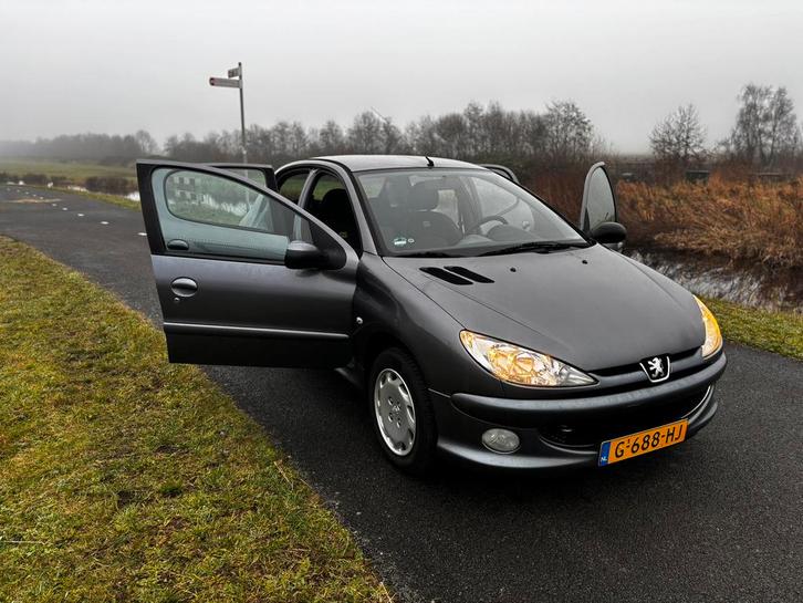 Leuke Peugeot 206 Grijs, Auto's, Peugeot, Particulier, ABS, Airconditioning, Bluetooth, Radio, Benzine, Hatchback, Geïmporteerd