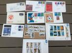 11 Engelse FDCs - brieven, Ophalen of Verzenden, Beschreven, Europa